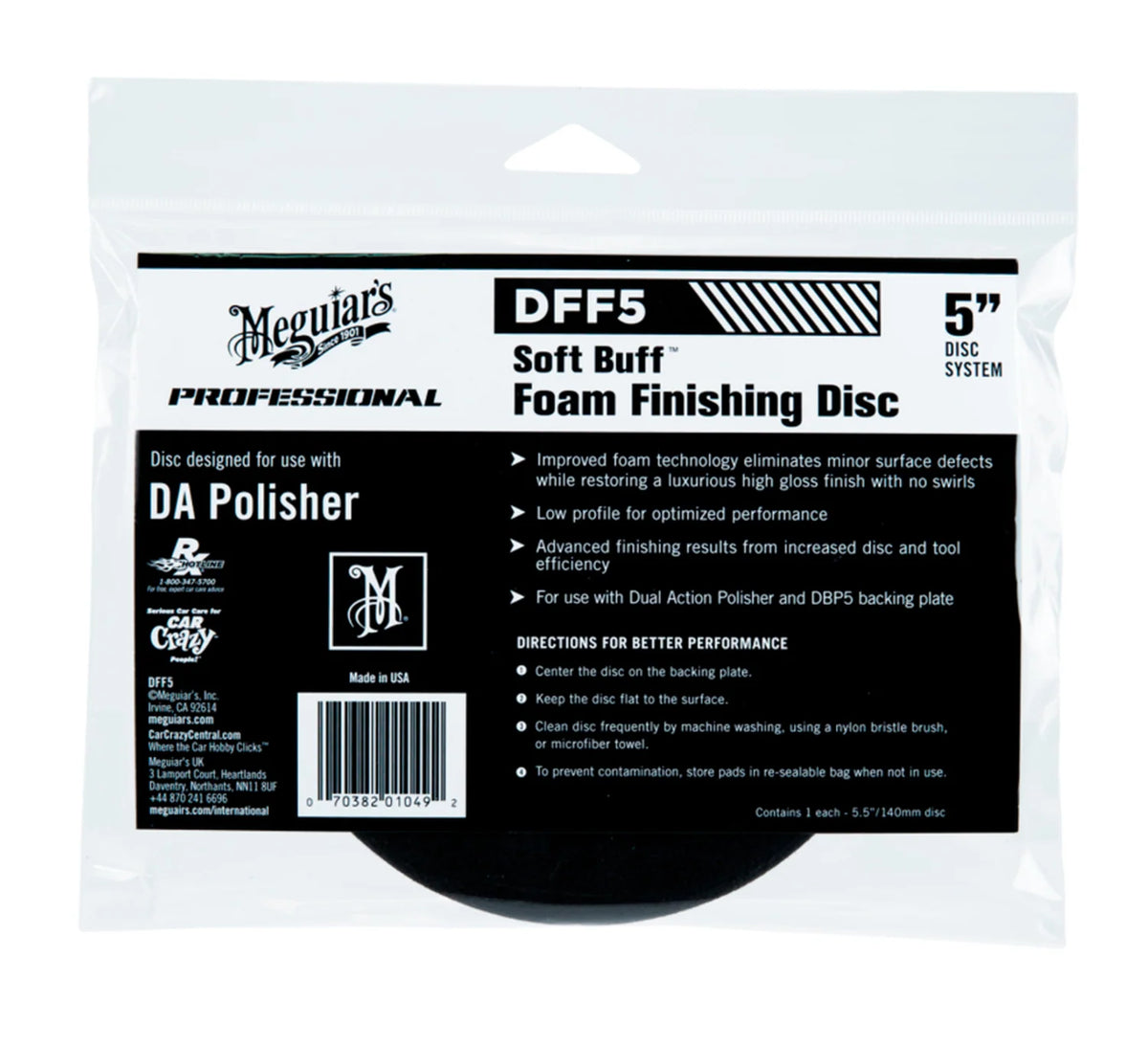 Meguiars Foam Finishing 5" Dff5