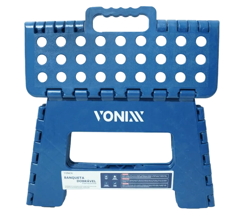 Vonixx Banqueta Plegable Plástica 31 x 22 cm