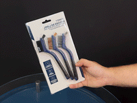 Vonixx Kit 3 Cepillos Doble Cara (Nylon, Latón y Acero)