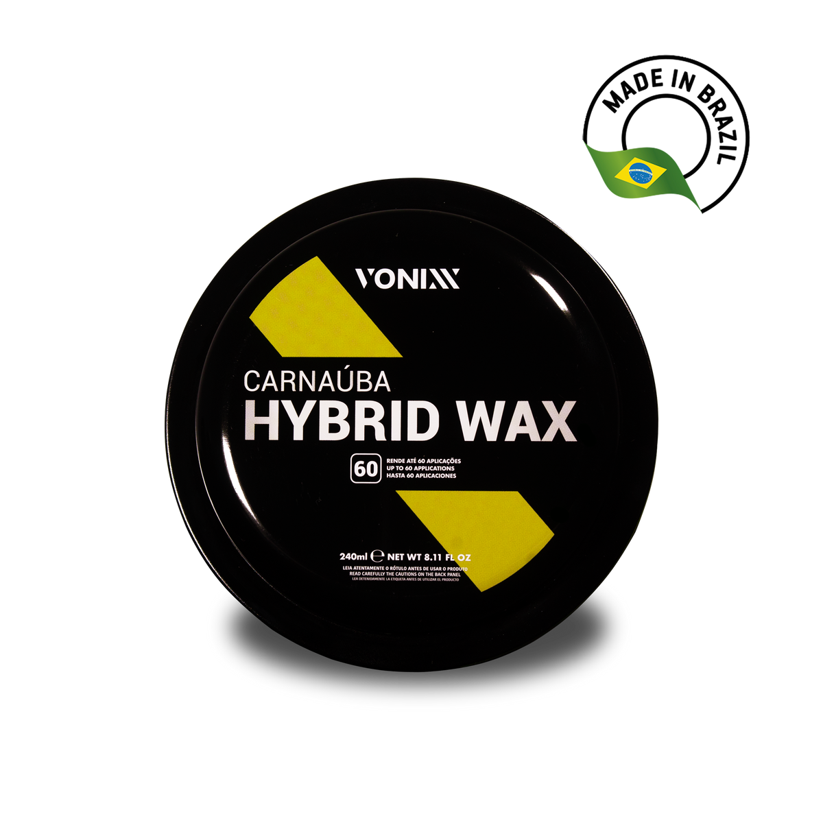 Vonixx Carnaúba Hybrid Wax 240ml – Cera en Pasta Híbrida de Alto Rendimiento