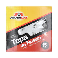 Motorlife Juego Tapa Rueda Mtr-015 Aro 15"