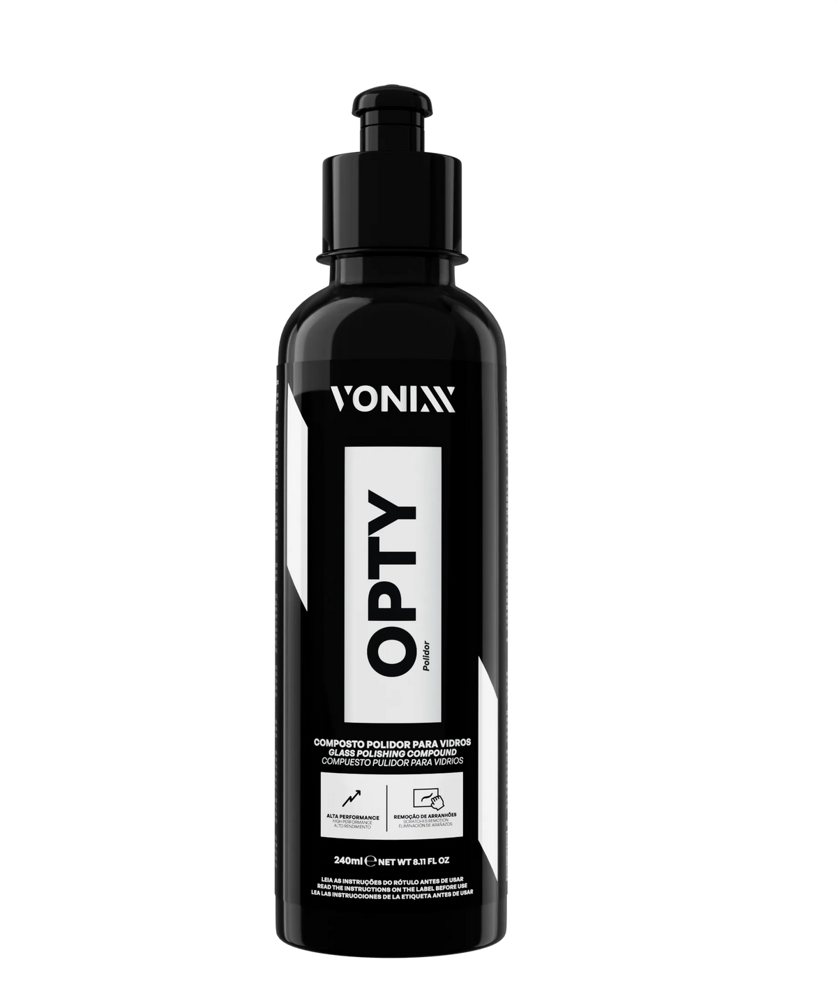 Vonixx Opty 240ml - Compuesto pulidor para vidrios