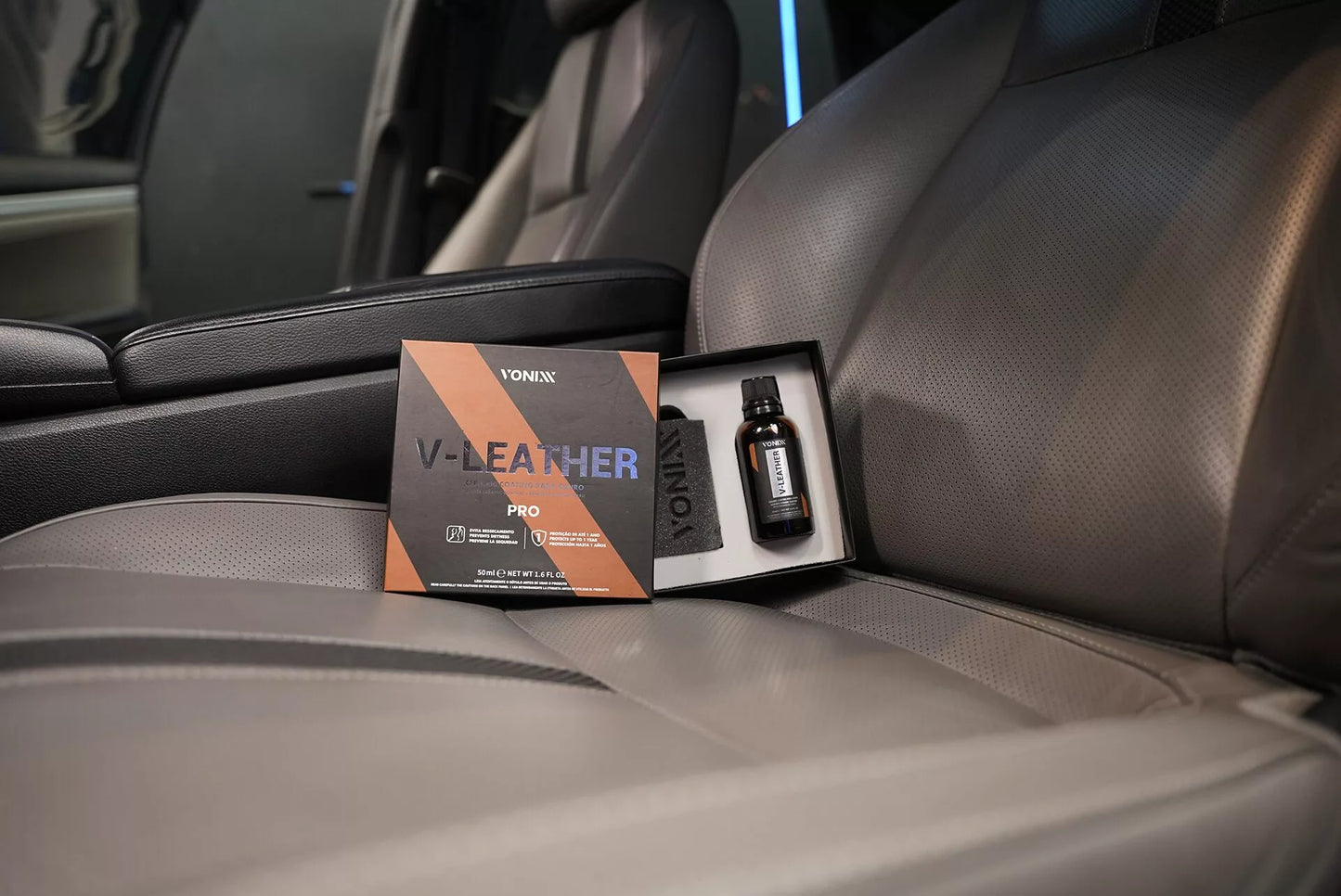 Vonixx V-Leather Pro 50 ml – Recubrimiento Cerámico para Cuero