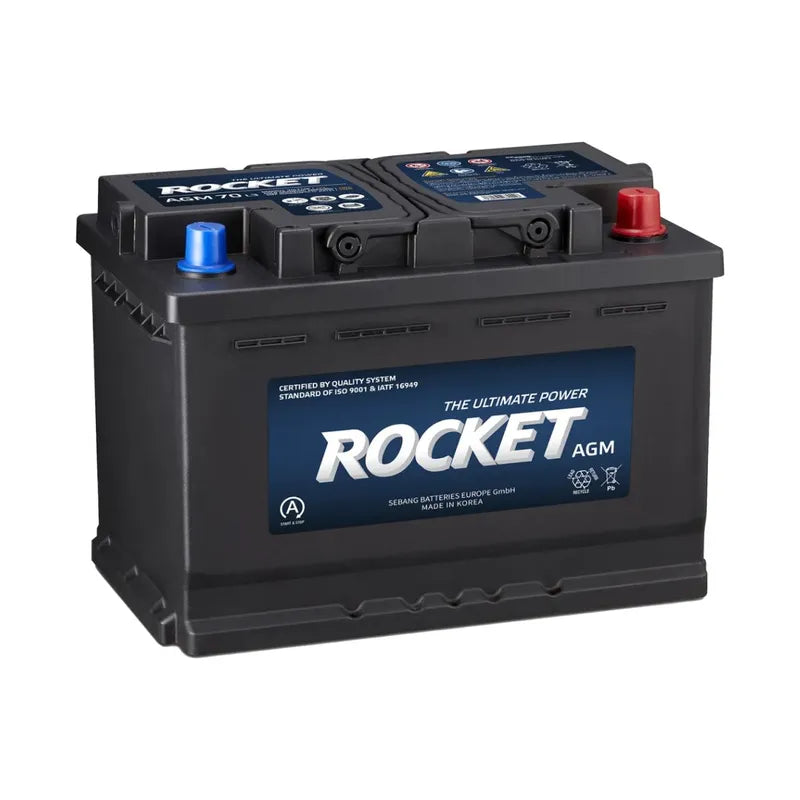 Rocket Bateria Start Stop Agm Ln3 70ah 760 Cca Pd