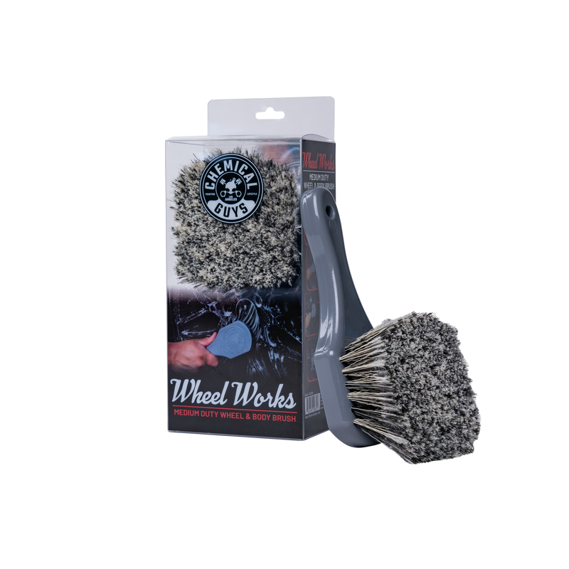 Chemical Guys Cepillo Llantas Works Brush (gris)