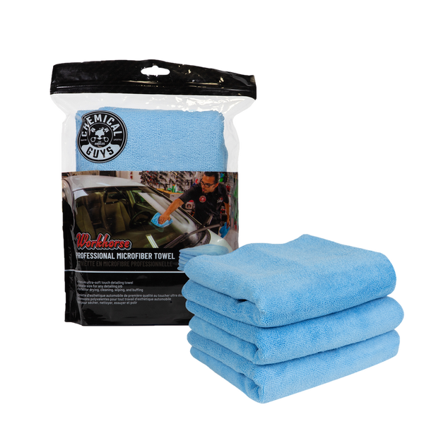 Chemical Guys Workhorse Microfibra 40x40cm (3 Unidades)