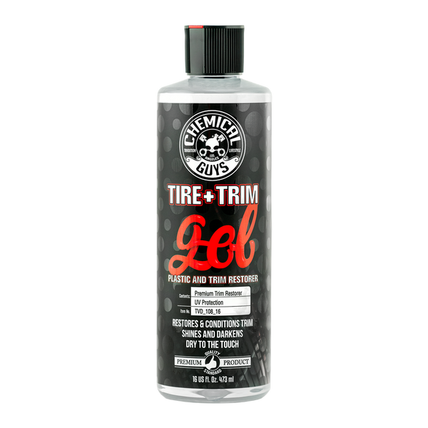 Chemical Guys Tire + Trim Gel (Renovador de Plásticos Exteriores y Neumáticos)
